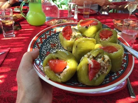 Stuffed peppers in Turkey