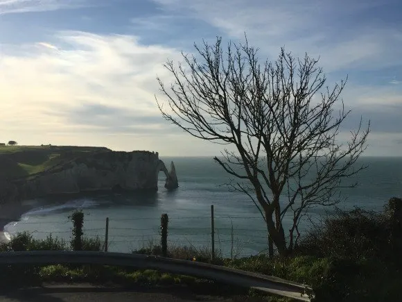 Cliffs arch at Etretat in Normandy Photo: Heatheronhertravels.com