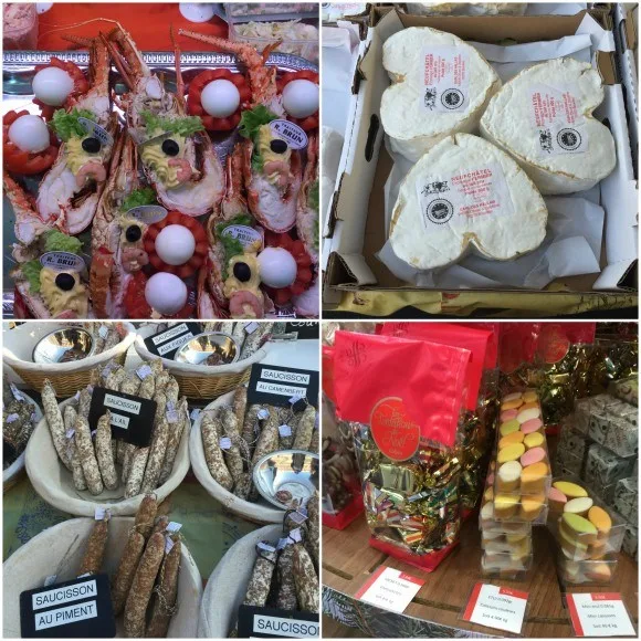 Food in the Market at Le Havre in Normandy Photo: Heatheronhertravels.com