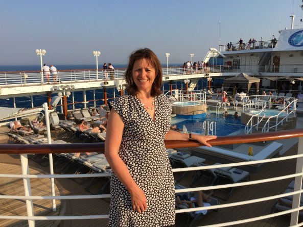 Azamara Cruises Dress Code - Heather on Azamara Journey Photo: Heatheronhertravels.com