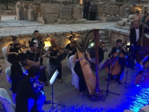 Orchestra at Ephesus with Azamara Club Cruises Photo: Heatheronhertravels.com