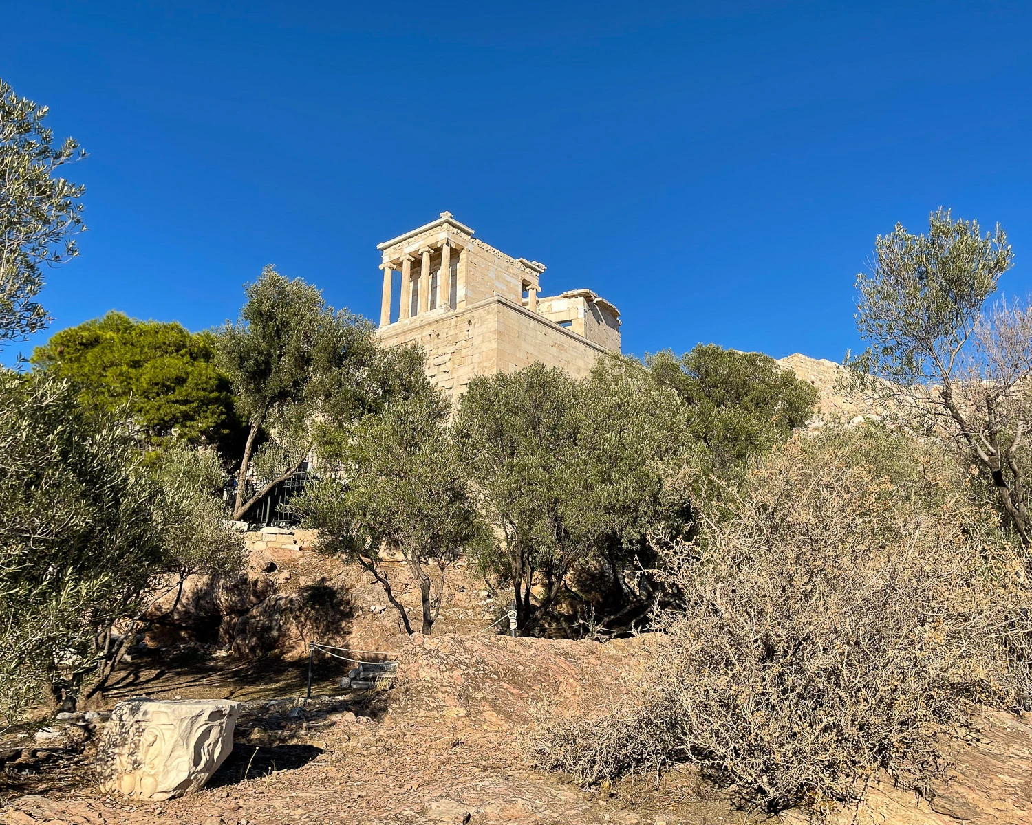 Temple of Athena Nike, Acropolis in Athens Photo Heatheronhertravels.com