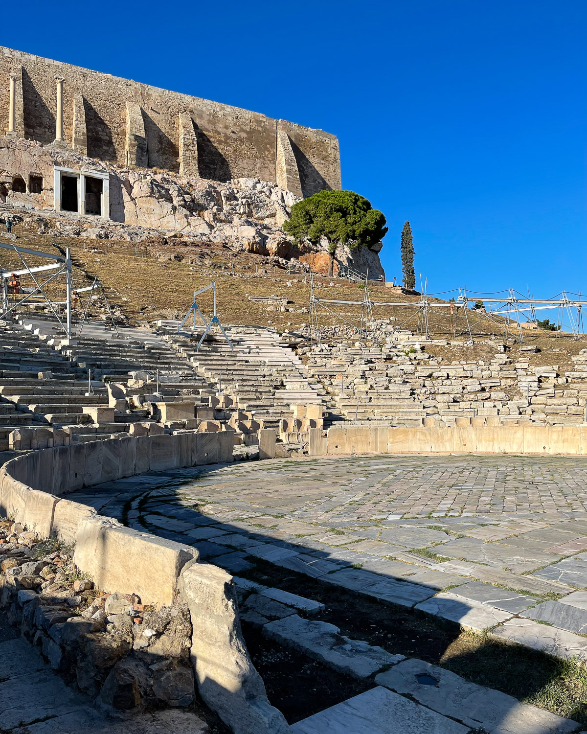 Theatre of Dionysus at Acropolis in Athens Photo Heatheronhertravels.com