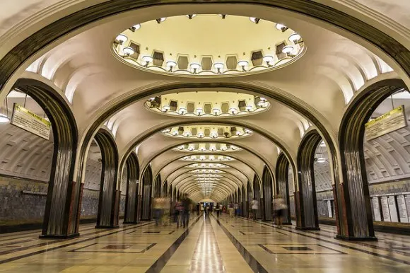 Inside the Moscow metro Photo: Audley Travel