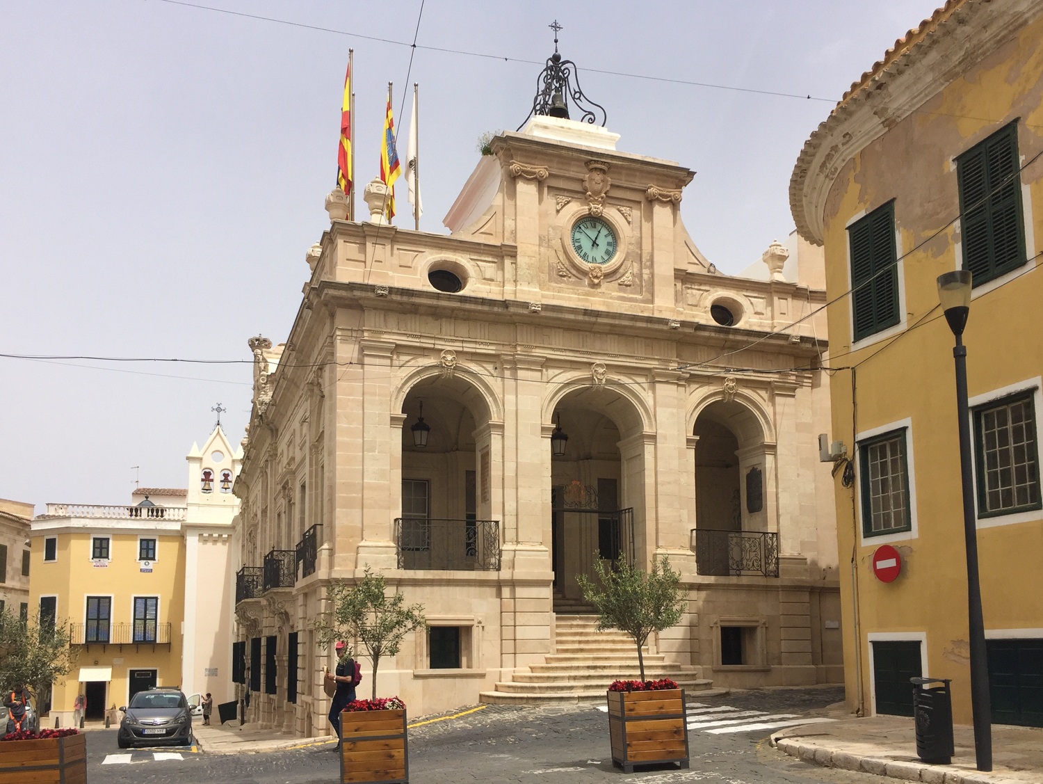 Town Hall in Mahon in Menorca Photo Heatheronhertravels.com