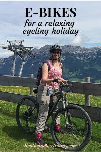 Read about ebikes for a relaxing cycling holiday