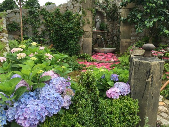 Galicia Garden at RHS Hampton Court Flower Show Photo Heatheronhertravels.com
