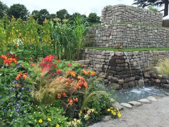 Inca Garden at RHS Hampton Court Flower Show Photo Heatheronhertravels.com