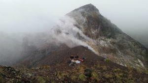 Mount Batur - Summet, eating volcanic vent cooked dinner Photo: Heatheronhertravels.com