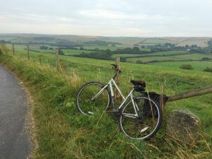 A view over Dorset on our cycle ride Photo: Heatheronhertravels.com