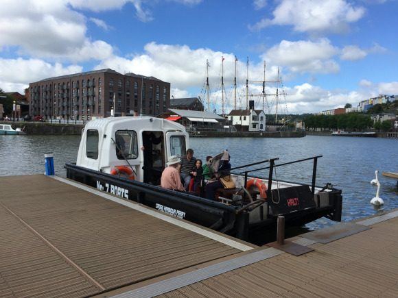 Ferry in Bristol's Harbourside