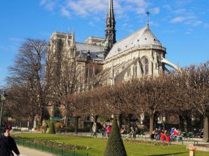 Notre Dame de Paris from Square Jean-XXIII Photo: Heatheonhertravels.com