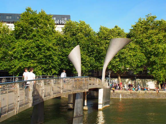 Pero's Bridge in Bristol Harbour