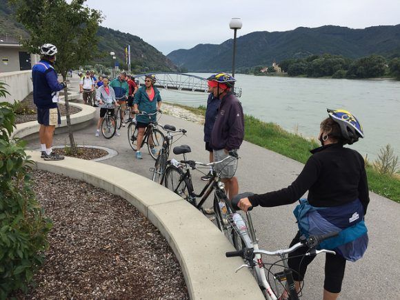 Cycling by the Danube in Austria Photo: Heatheronhertravels.com