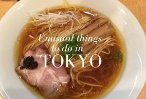 Unusual things to do in Tokyo