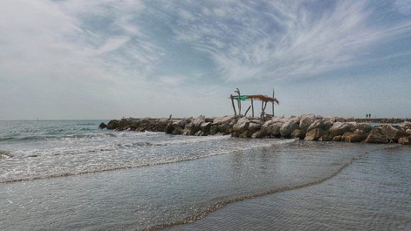 Murazzi on Venice Lido Photo: Antonio Fassina on Flickr