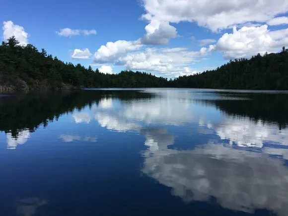 Pink Lake in Gatineau Park