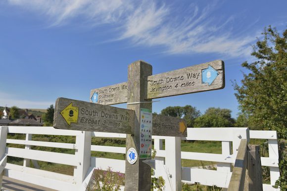 Walking the South Downs Way from Eastbourne Photo: Visit Eastbourne