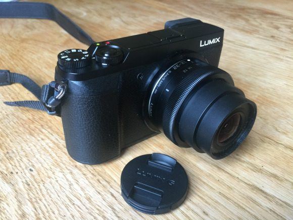 Panasonic Lumix GX80 with lens extended