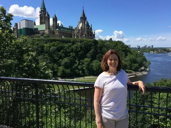 View of Ottawa River in Ottawa in Canada Photo: Heatheronhertravels.com