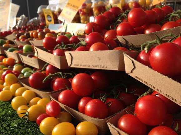 Isle of Wight tomatoes Photo: thetomatostall.co.uk - places to eat in Southampton