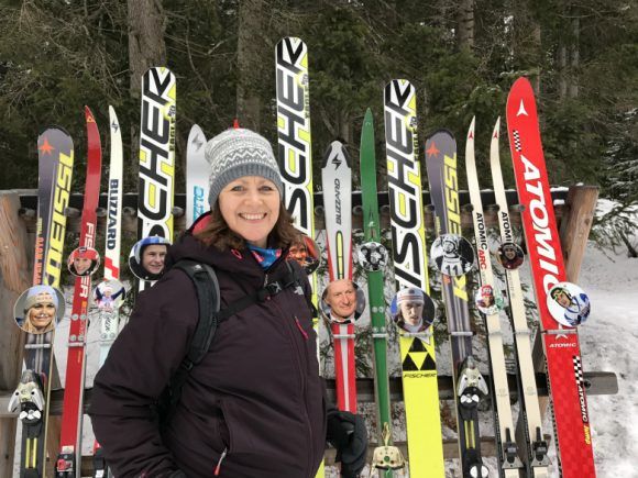 Nordic ski champions display in Seefeld