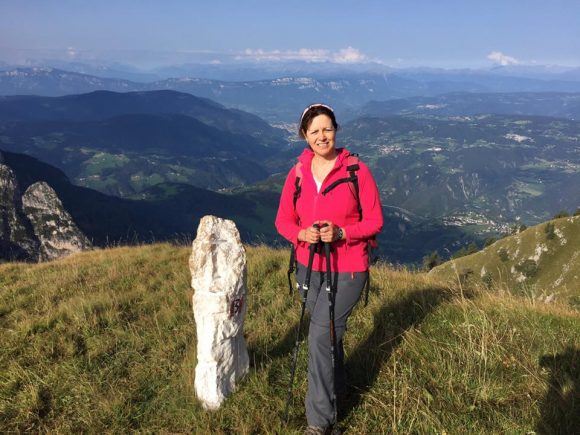 Hiking near Rifugio Bolzano in South Tyrol