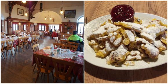 Dining at Rifugio Bolzano