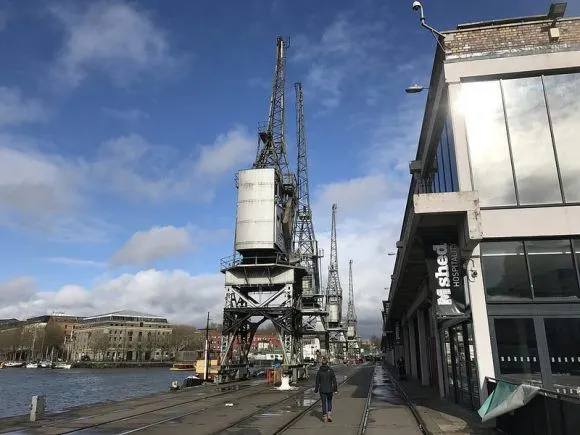 M-shed and the cranes in bristol Photo: Heatheronhertravels.com