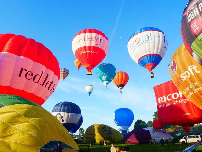 Bristol Balloon Fiesta Aug 2017 Photo: Heatheronhertrvels.com