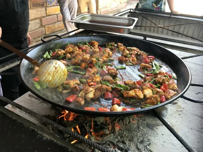 Paella at Mas del doblons in Castellon, Spain Photo: Heatheronhertravels.com