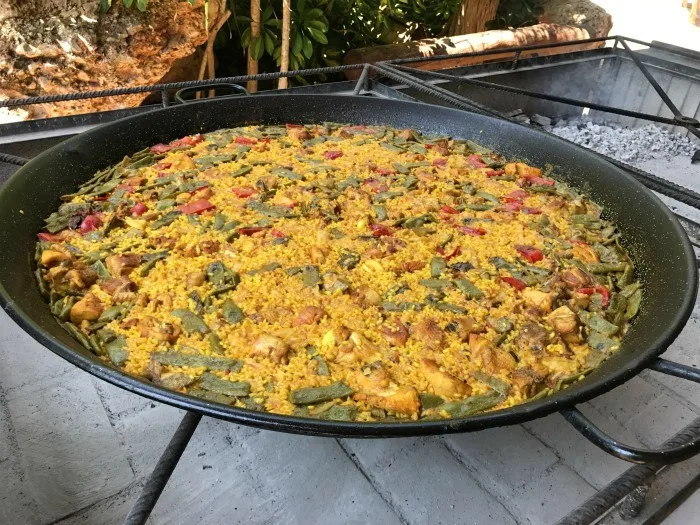 Paella at Mas del doblons in Castellon, Spain Photo: Heatheronhertravels.com