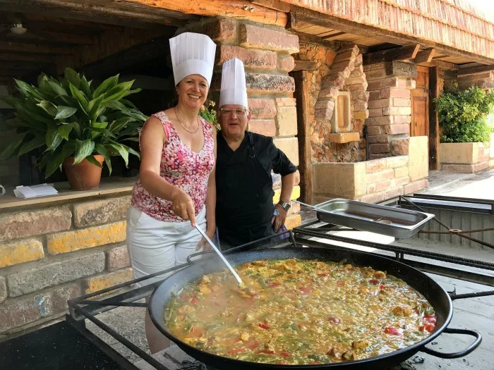 Paella at Mas del doblons in Castellon, Spain Photo: Heatheronhertravels.com