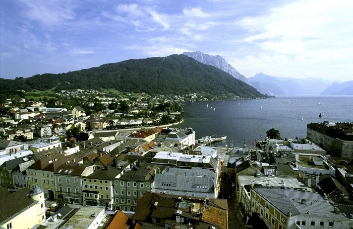 View of Gmunden on Traunsee