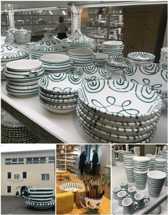 Gmunder ceramic factory at Gmunden in Austria