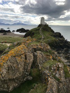 Lighthouse at Ynys Llandwynn in Anglesey