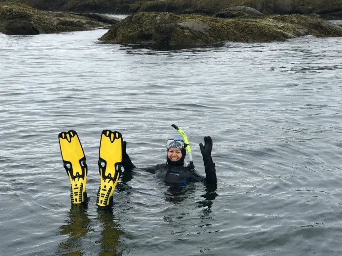 Snorkeling with seals in Nanaimo Photo: Heatheronhertravels.com