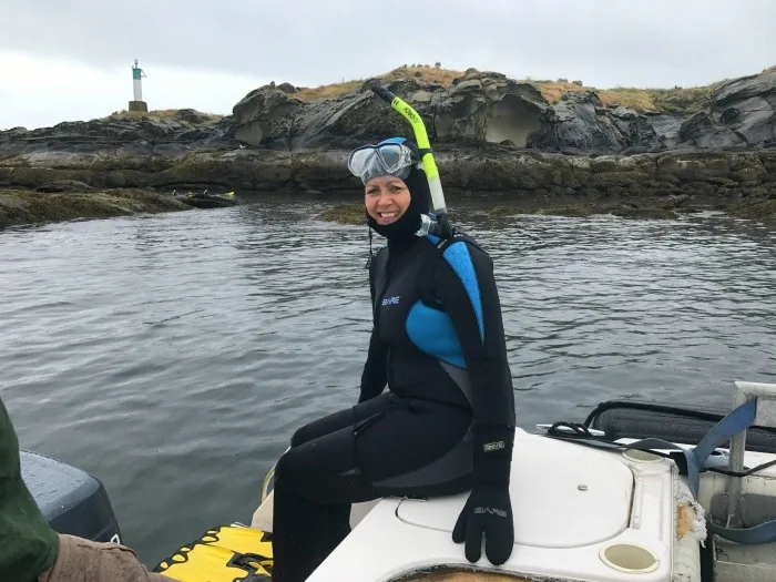 Snorkeling with seals in Nanaimo Photo: Heatheronhertravels.com