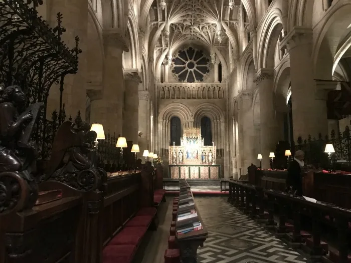 Evensong at Christ Church chapel