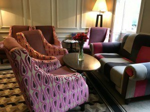 Sitting area in Vanbrugh House Hotel in Oxford