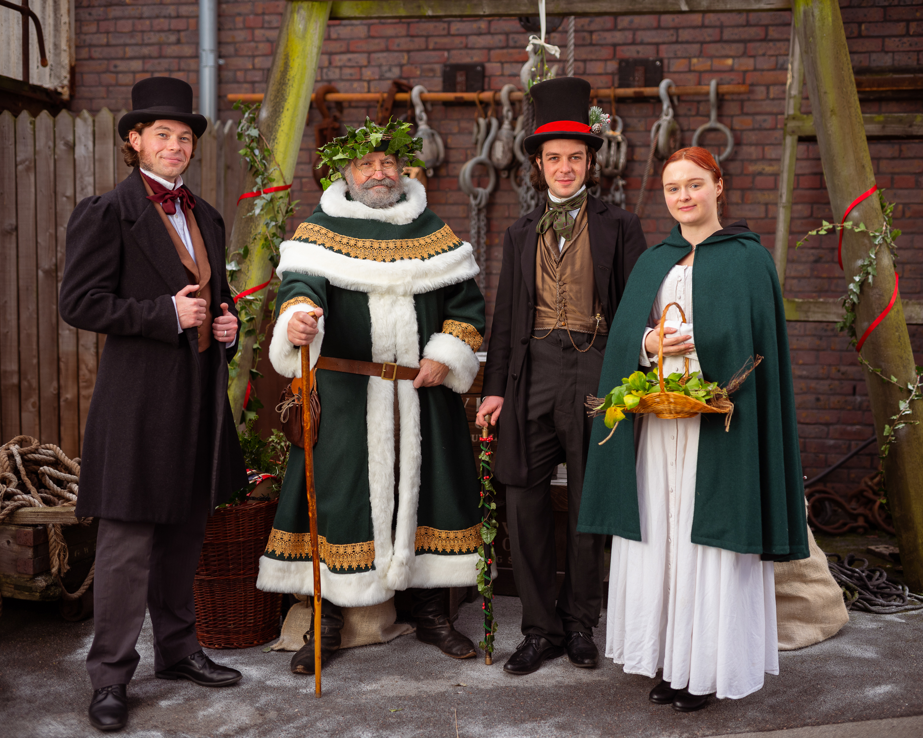 SS Great Britain Victorian Christmas in the dockyard.