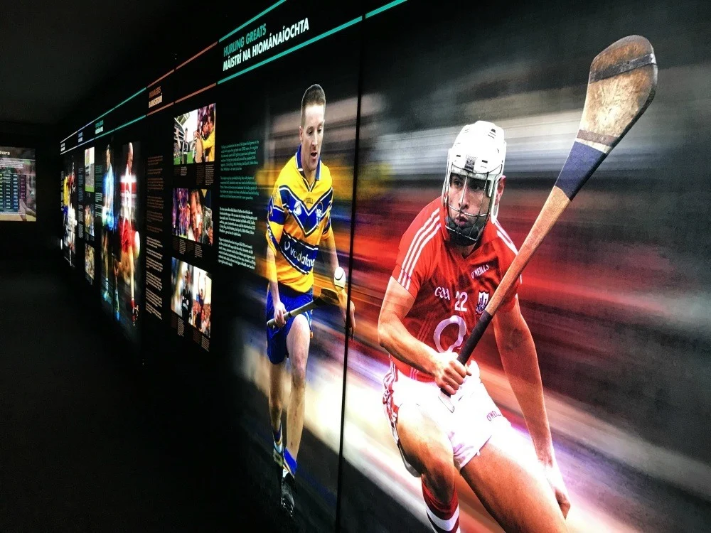 GAA museum Croke Park Stadium in Dublin