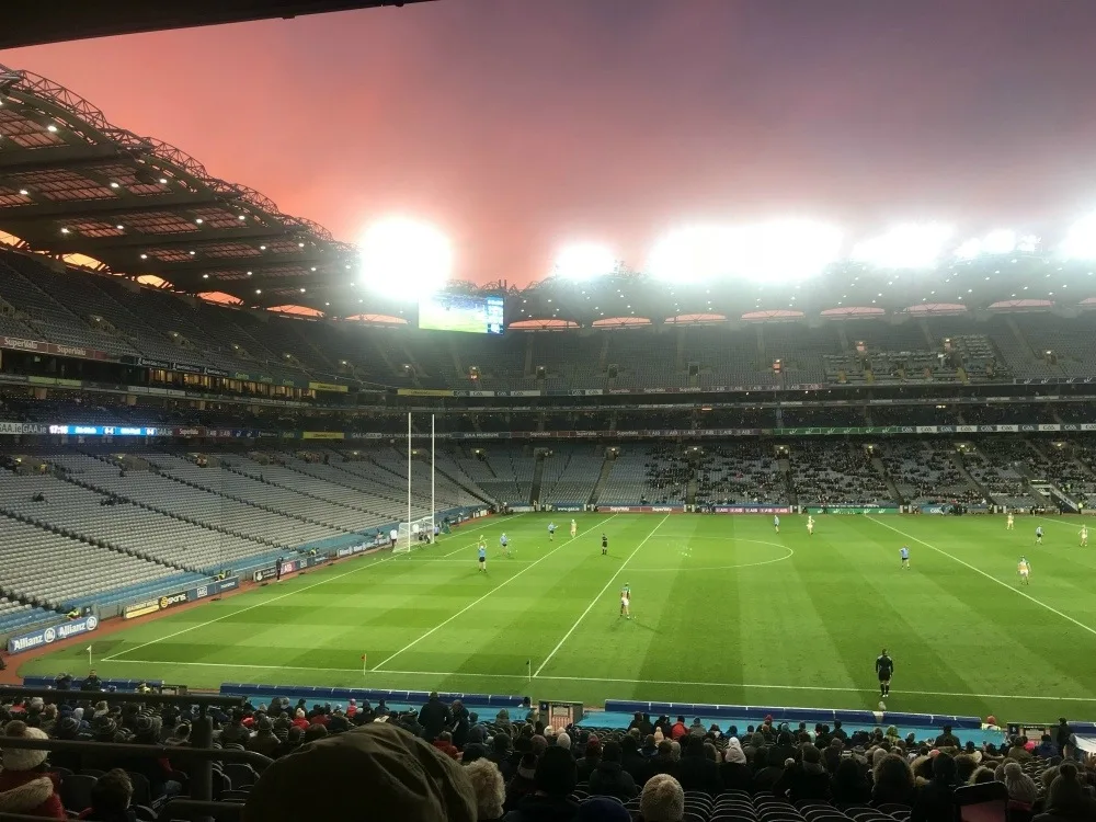 Hurling match at Croke Park Dublin