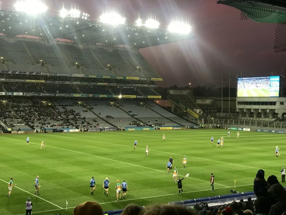 Hurling match at Croke Park