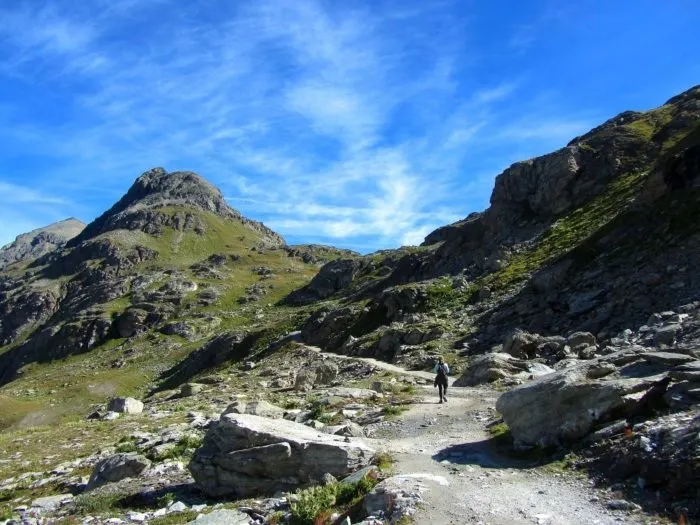 The start of the Fuorcla Surlej hike gives no clues about the scenery to come - Hiking in St Moritz Photo © 2018 • The Artful Passport