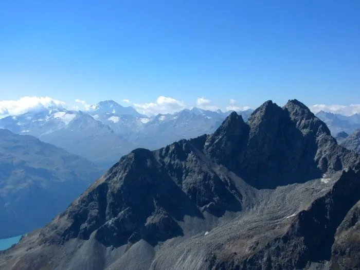 St Moritz hiking - View from on top of Piz Nair - hiking in St Moritz Photo © 2018 • The Artful Passport