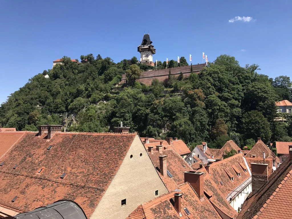 Climb up the Schlossberg in Graz - What to do in Graz Austria