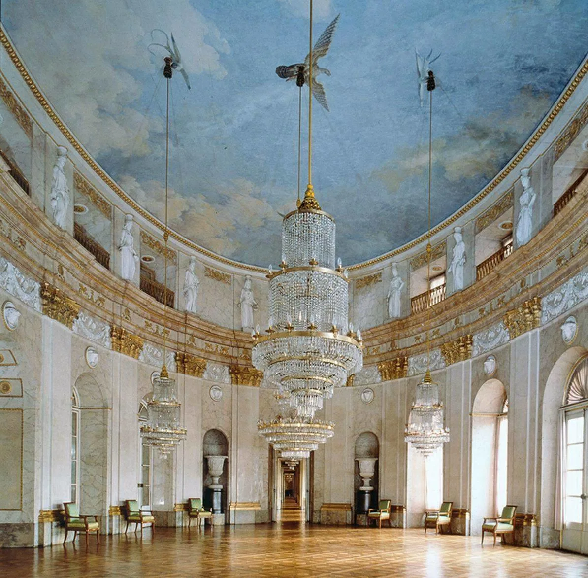 Marble Hall in Ludwigsburg Residential Palace Photo Staatliche Schlösser und Gärten Baden-Württemberg