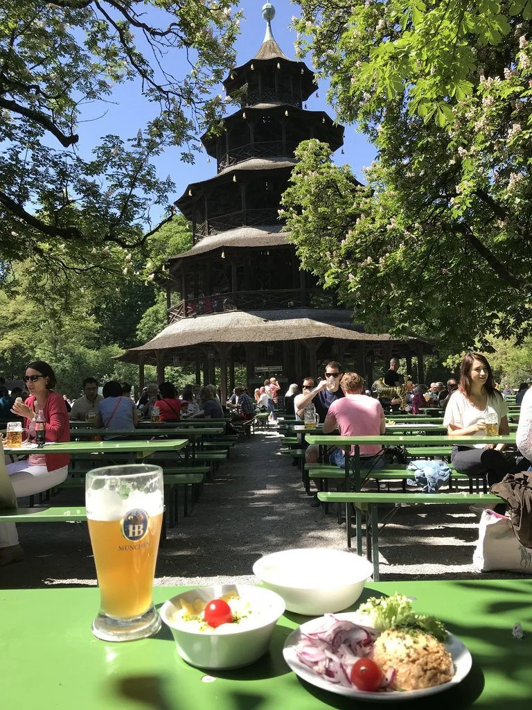 Chinese biegarden in Munich with Fly BMI Photo Heatheronhertravels.com