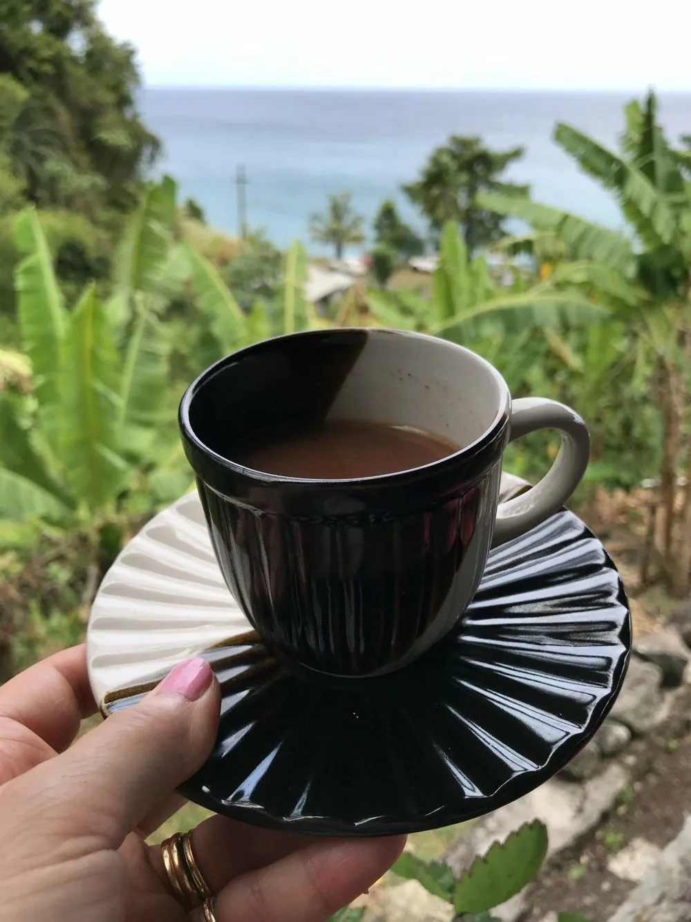 Cocoa tea at Crayfish Bay Plantation Photo Heatheronhertravels.com